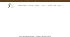 Desktop Screenshot of lifepathscounseling.com